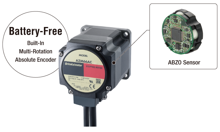 Encoder assoluto multigiro e senza batterie