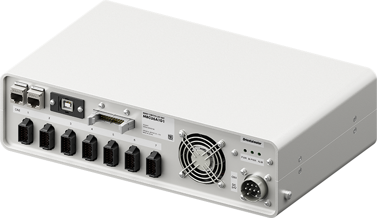 Vista esterna del robot controller integrato e dei driver
