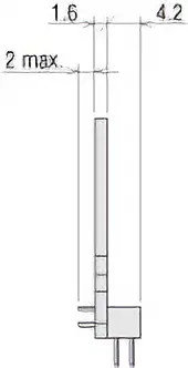 Vertical Placing Connector Dimensions