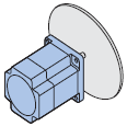 Comparison at 30 times the rotor inertia_conventional servo motor