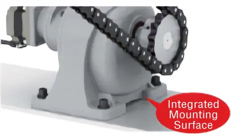 Integrated mounting surface