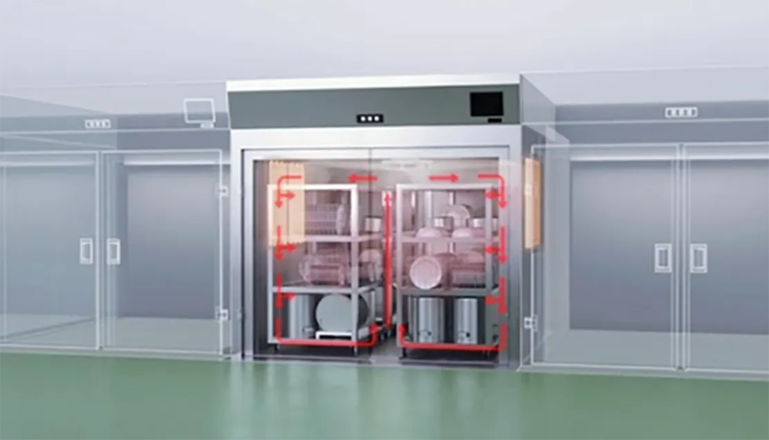 Image of the 750 W Brushless Motors (PM motors) for Space-saving in Tableware Disinfection and Storage Machines