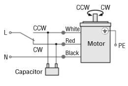 Single-Phase Power Supply Input Type  3 Lead Wires