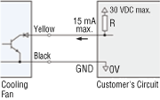 Alarm Output Circuit Connection Example