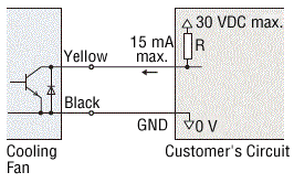Alarm Output Circuit Connection Example