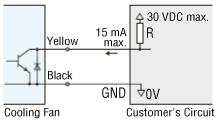 Alarm Output Circuit Connection Example
